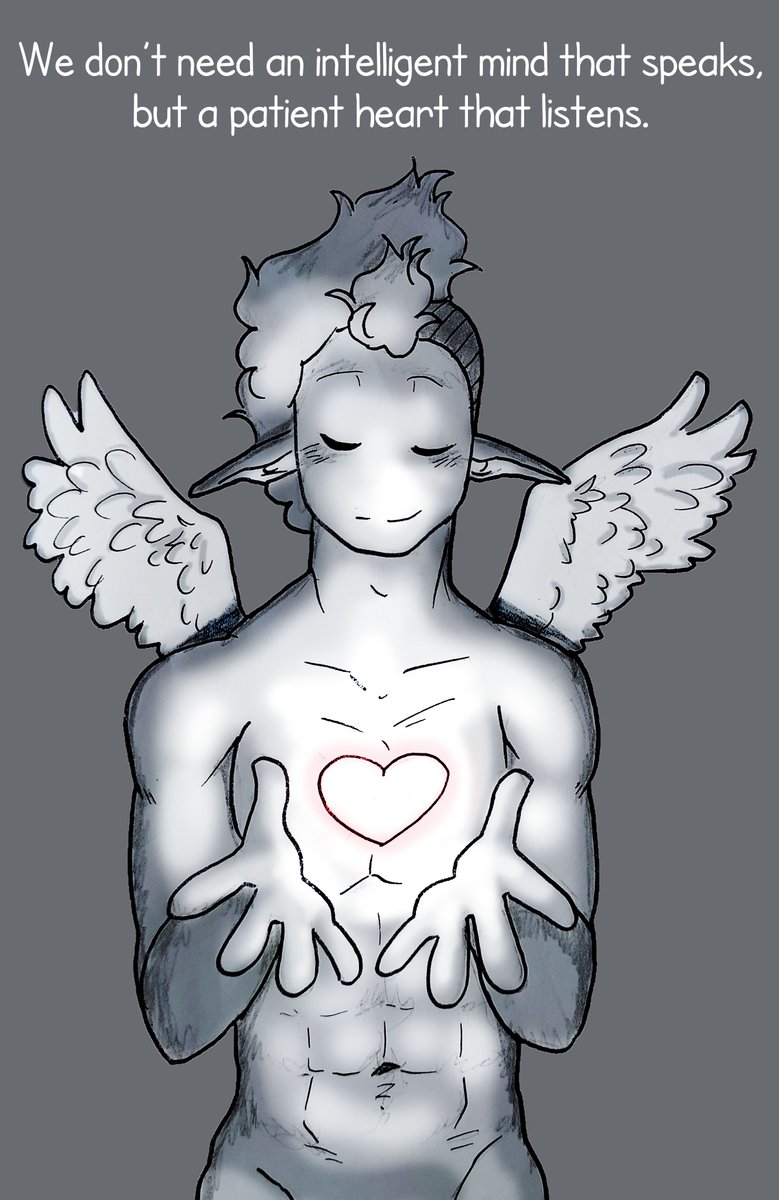 azdreamy's tweet photo. We don't need an intelligent mind that speaks
But a patient heart that listens.
#wakfu #wakfuoc #blackandwhite #quotes #patientheart https://t.co/4NXIOmOcRi