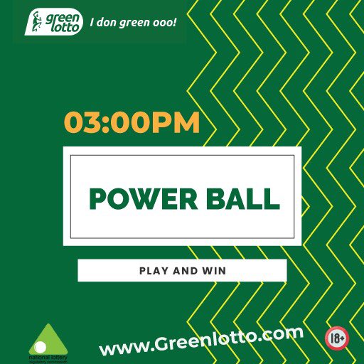 green lotto result