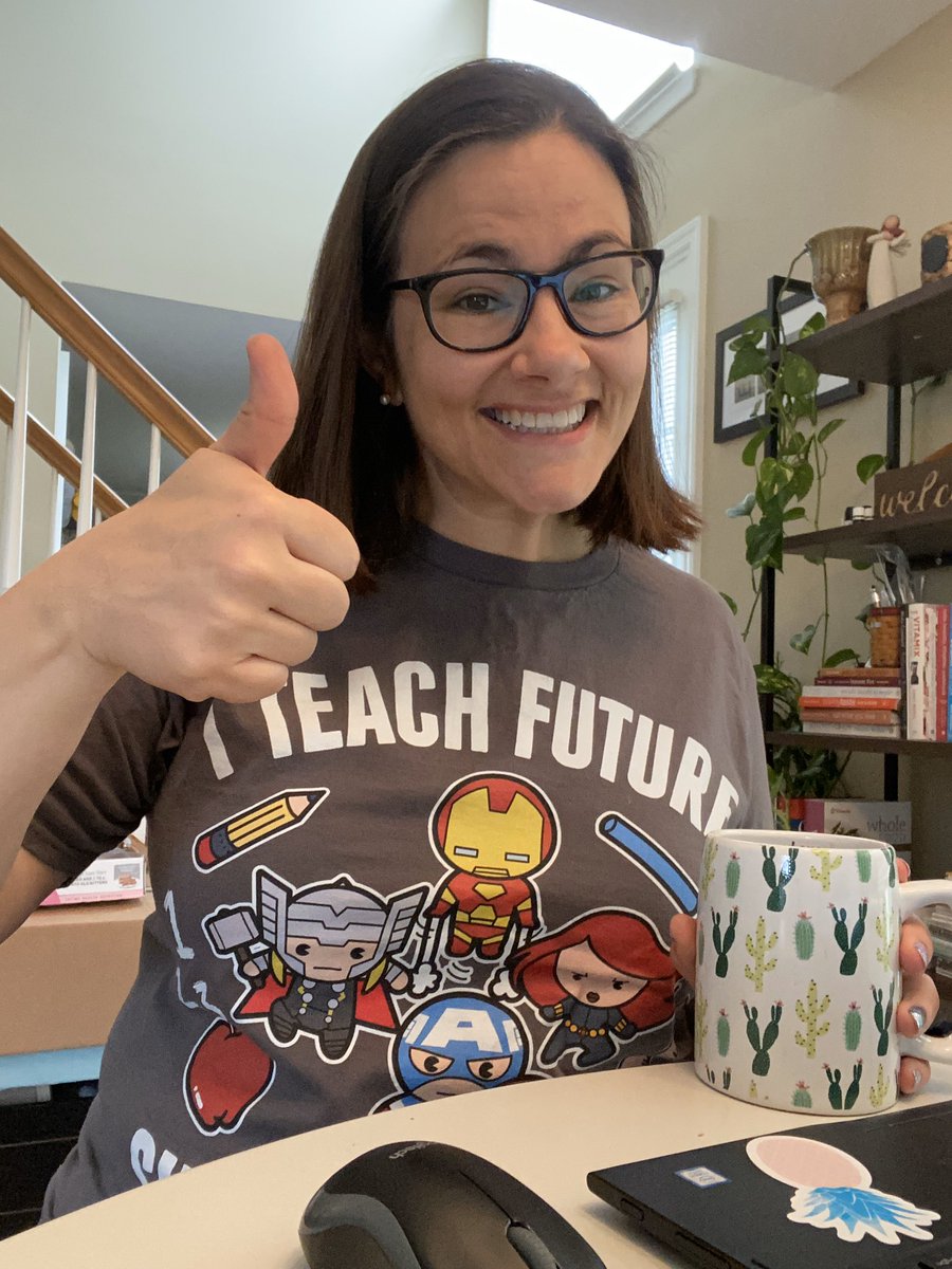 MrsScott109's tweet photo. What’s the best way to spend a Friday morning? Having a Google Meet with my favorite future superheroes! #daisvirtualspiritday @DAISCommunity https://t.co/qMUDxqXnMI