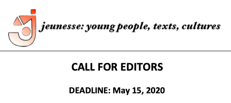 We're looking to bring on some more editors! Please see the Call for Editors on our website for more info: jeunessejournal.ca/index.php/yptc… #callforeditors #volunteer #editing #kidlit #culturalstudies
