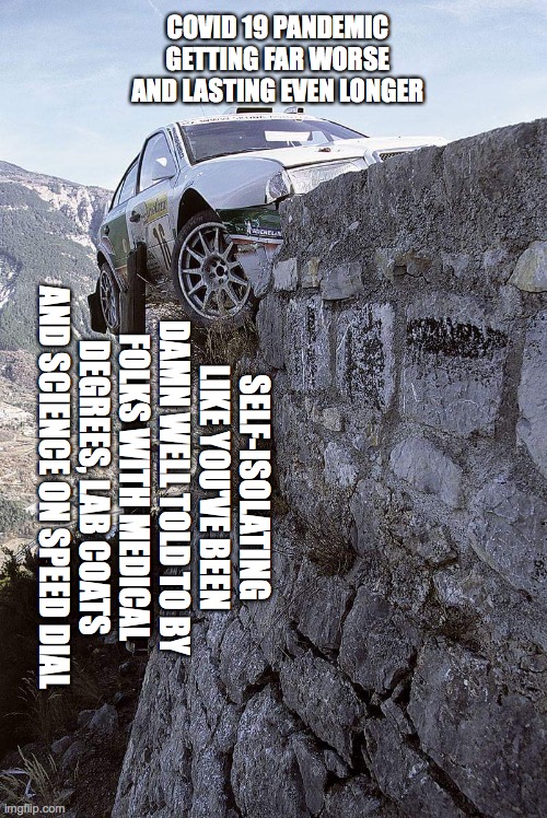 The_Gravel_Crew's tweet photo. Don’t do what Roman K came very close to doing back in ‘02; don’t go outside, stay safe, and don’t rely on lumps of wood to protect you. #TGC #WRC #WRC2002 #octaviaWRC #RomanKresta #octavia #skodamotorsport https://t.co/I0XiuZVACm
