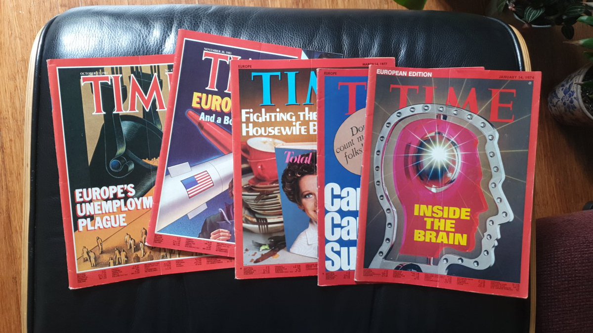 mescriva's tweet photo. M'havia proposat fer uns #collages amb unes #revistes @TIME antigues que tenia per casa, però he descobert aquestes meravelles. Em rajo, impensable retallar-les. Us les vaig posant una per una. Flipeu amb mi? Som-hi!
#OnceUponAtTIME... https://t.co/uQaWFV4c9K