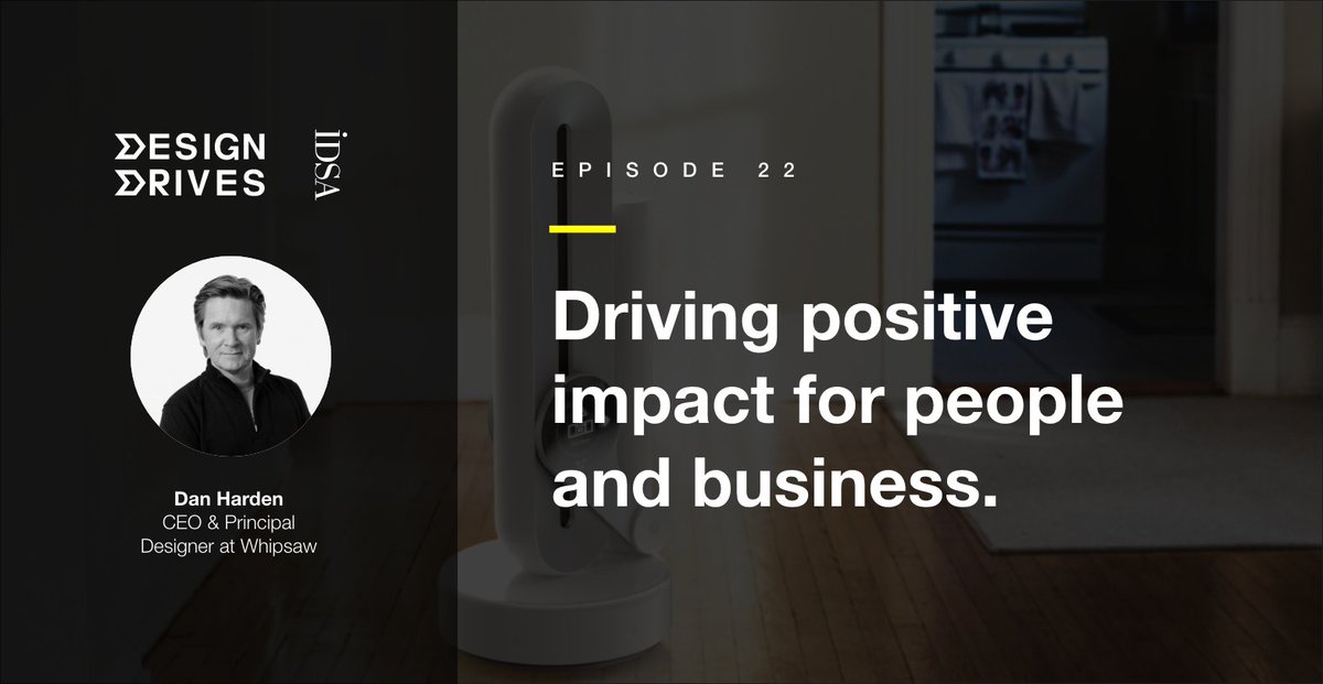 IDSA's tweet photo. CEO and principal designer at @whipsawdesign, the great @DanHarden3, is the latest guest on @SebastianGier's @Design_Drives podcast. Listen at https://t.co/N4lInf0Qkp or wherever you listen to podcasts. 🎙️#industrialdesign https://t.co/n3BbMZWCHo