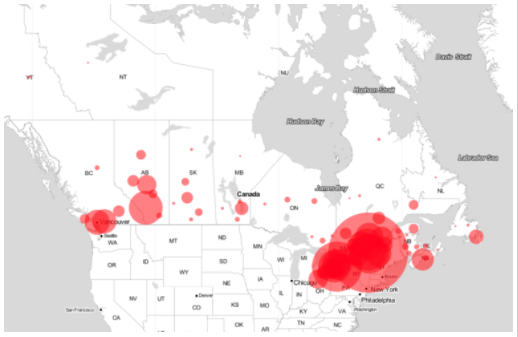 OntVetCollege's tweet photo. #UofG volunteers in #OntVetCollege"s Dept of Population Medicine are collecting key #coronavirus case data &amp; sharing information with researchers @uoft's Dalla Lana School of Public Health @UofT_dlsph to update the dashboard . READ MORE. https://t.co/nVGcSV7yih https://t.co/PK3d5cHIKD