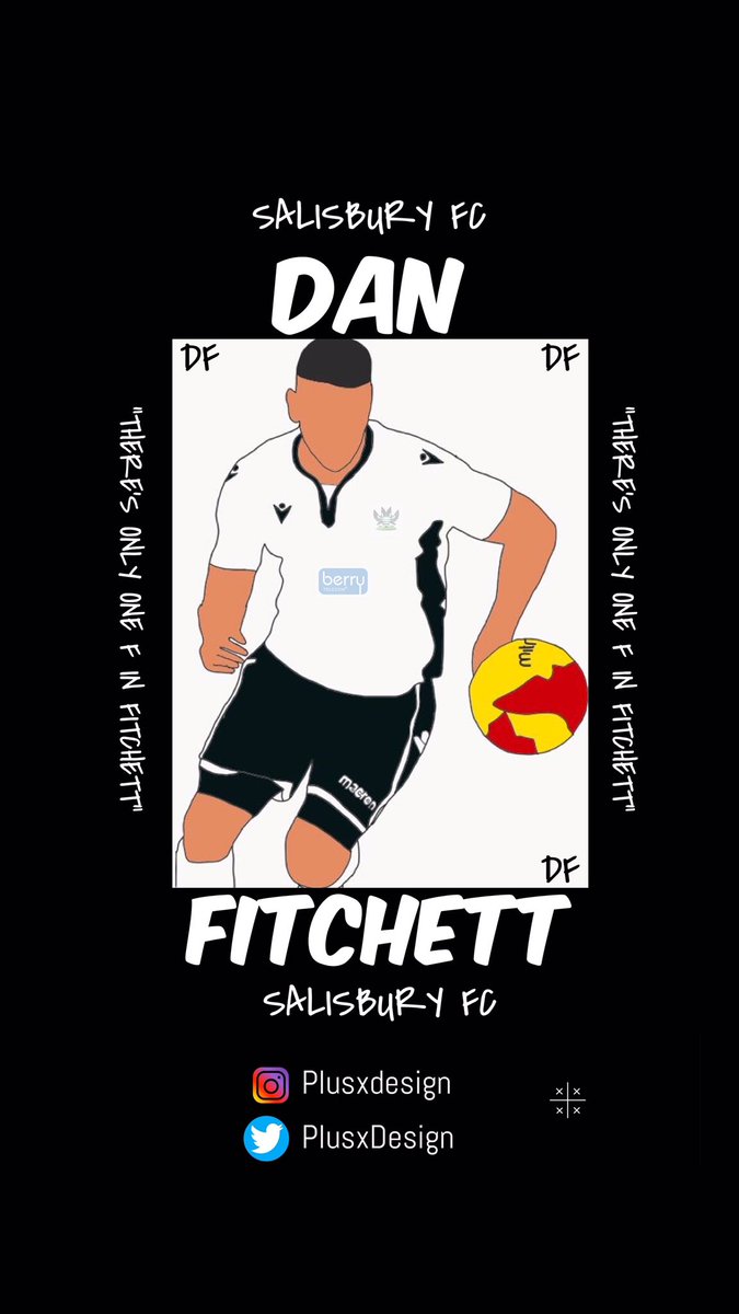 PlusxDesign's tweet photo. DAN FITCHETT @DanFitchett 
SALISBURY FC @SalisburyFC 

Another request completed. https://t.co/UKZxD2gtlT