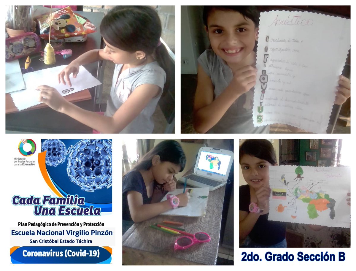 EBVIRGILIOPINZO's tweet photo. #17Abril #Promovemos la investigación,producción, desarrollo de la motricidad, conocimientos de Identidad Nacional y todo lo ocurrido en el mundo, con las actividades propuestas por nuestros docentes y desarrolladas en casa gracias al Plan Nacional #CadaFamiliaUnaEscuela #Táchira https://t.co/KnhAzCRnAd