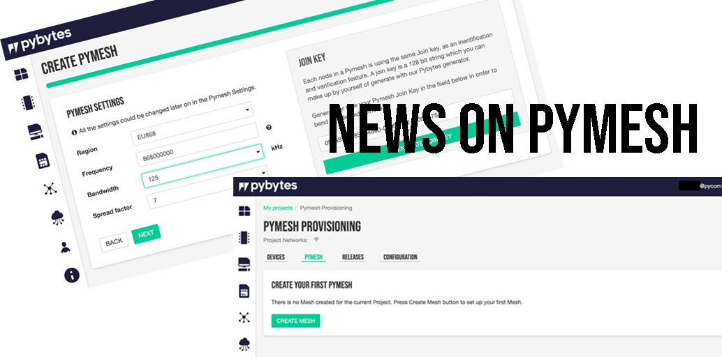 SGWirelessIoT's tweet image. ... and now Happy Friday Part 2 🤗 You will also be able to setup your private #LoRaWAN  #mesh network of devices with #PYMESH integrated into our #Pybytes device mgt platform. Release date 4th May 2020 #GOINVENT