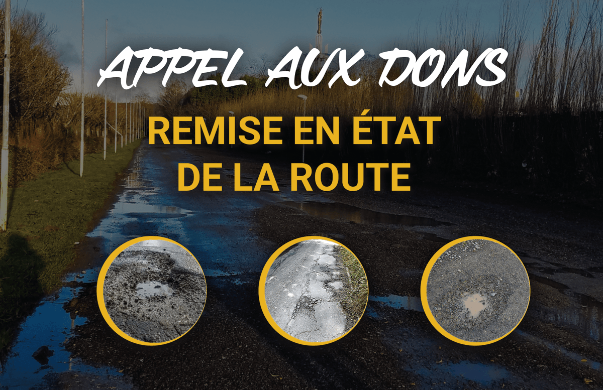 🙏🏼 APPEL AU DONS 🙏🏼

Remise en état de la route ! 🛣
Je fais un don > bit.ly/NDFJeDonne 

Nous comptons sur votre générosité ! 

En cette période inédite, nous vous confions à la Sainte-Vierge, vous, vos proches, la France et la terre entière.

Coût des travaux : 200 000 €