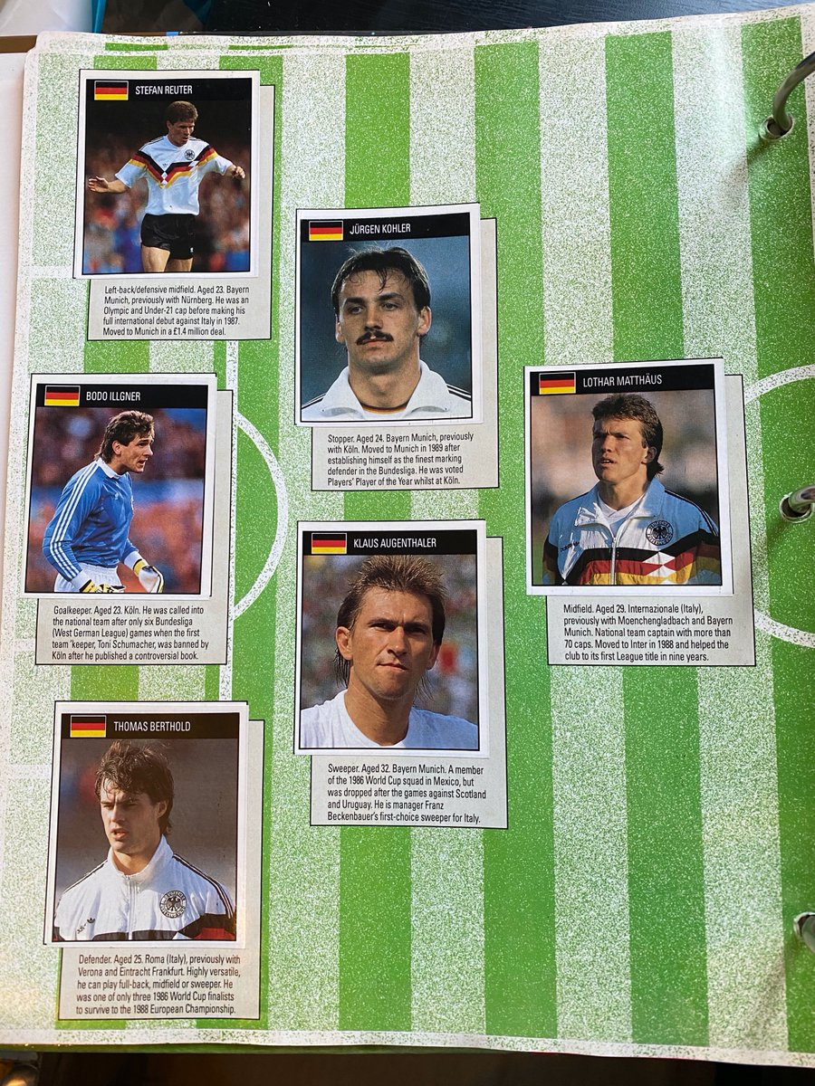 ...and then at the end, the Germans win etc and so forth.Just a series of haircuts rather than photos tbh.