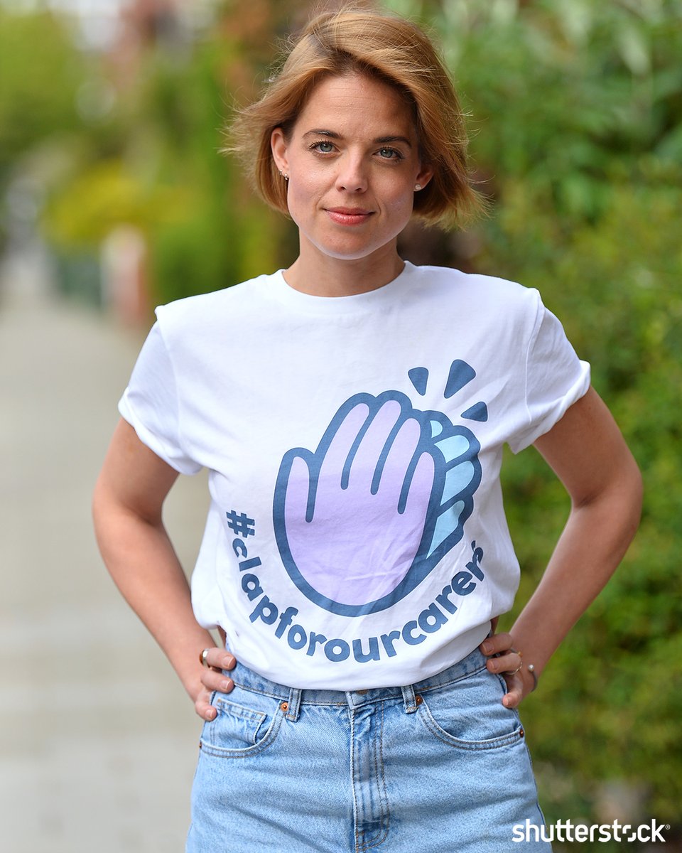 .<a href="/AnnemariePlas/">Annemarie</a>, the creator of #ClapForOurCarers, has teamed up with British social enterprise Kindred to unveil a range of Clap For Our Carers t-shirts, with all money going towards NHS Charities Together.👏

See more at: shutr.bz/3agFjrP

📸James Veysey/#Shutterstock