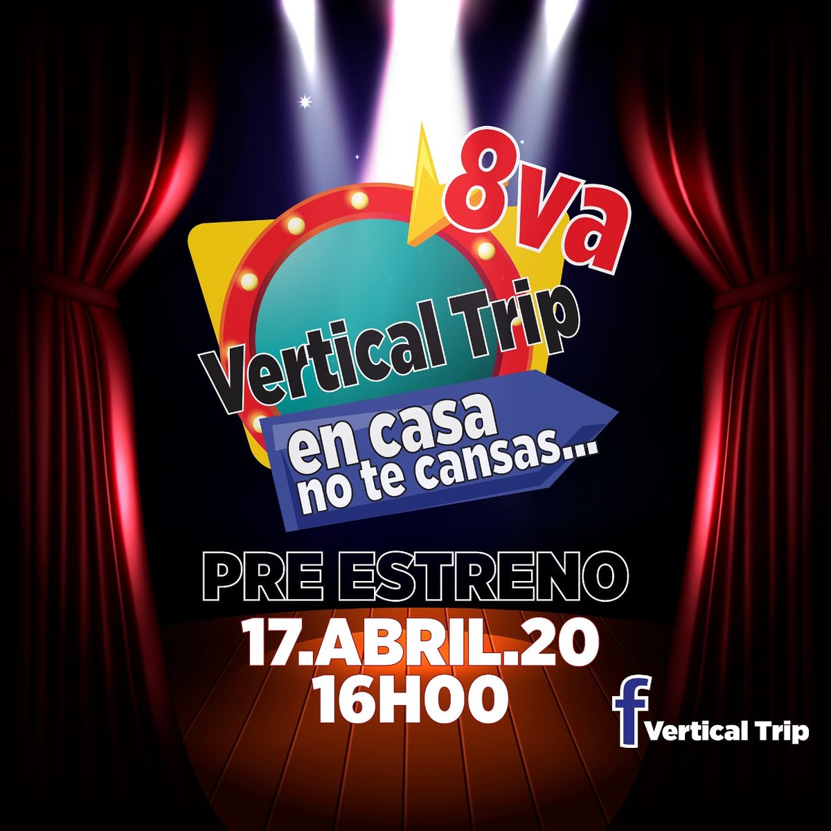 RaulUgaldeVT's tweet photo. #EnCasaNoTeCansas
Hoy gran pre estreno de la 8va temporada de vertical trip el programa de los jóvenes.
Ya son 7años desde la primera temporada https://t.co/DRWqvXHf2O