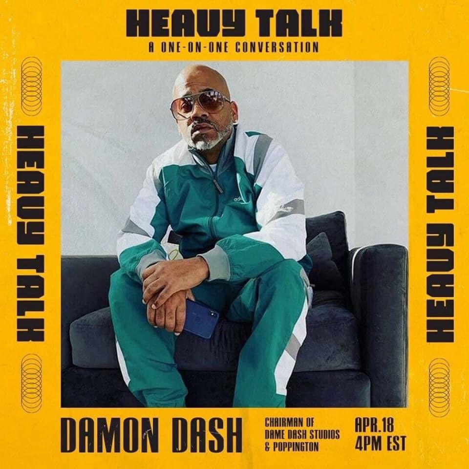 jaquialdurham's tweet photo. TOMORROW! 
April 18th - 4pm EST
.
.
.
Our team @heavysoundlabs presents HEAVY TALK, a FREE live online event featuring @duskopoppington, @brooksrico &amp; @jamieguffi in conversation with our founder @jasongeter #hiphop #heavytalk #heavysoundlabs 🏆🦍 https://t.co/5r5Jc284fb
