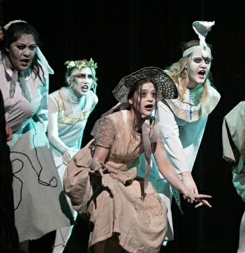 Michelle Garcia has acted, sang, danced, stage managed, worked crew, house, pretty much everything in our department! She is an asset to our program! #wfhsseniors2020