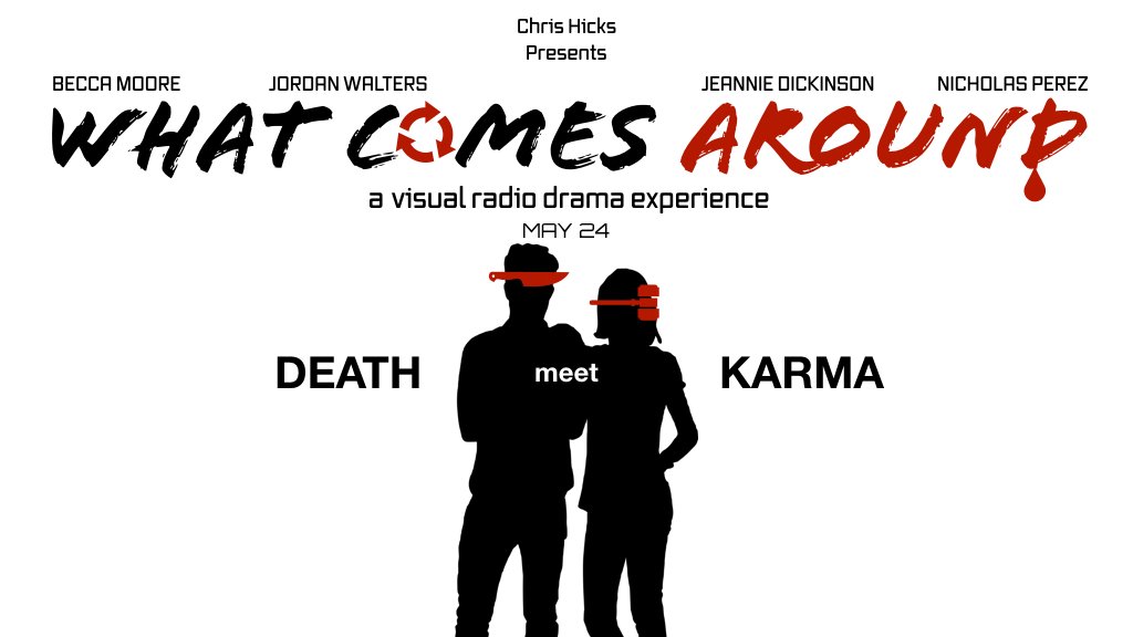 #WhatComesAround is a visual radio style drama experience about REVENGE/JUSTICE. We are working very hard to bring you an amazing experience, and we need your HELP getting the word out. PLEASE LIKE+RETWEET we could greatly appreciate it! FOLLOW ME to stay up to date. Thank you!!!