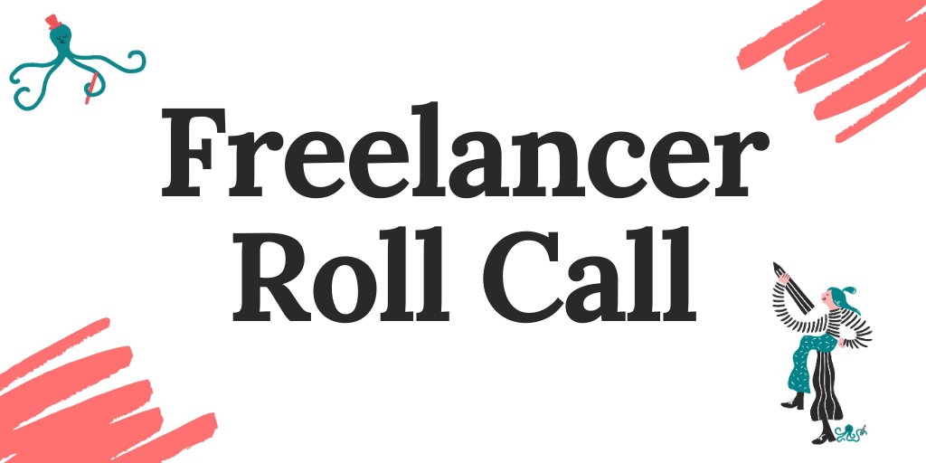 CALLING ALL  #Freelancers!!We're doing something special next week to share our love for the  #freelance community & we want to spotlight you! Share your name, what you do and where to follow you in this thread. Tag yourselves or tag your friends (we'll start  )