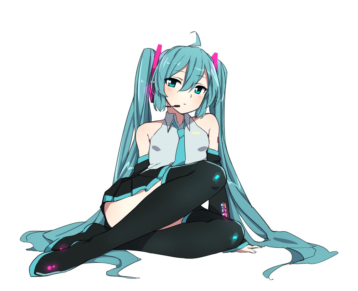 初音ミク 「初音ミクを描きました 」|囲碁ミクのイラスト
