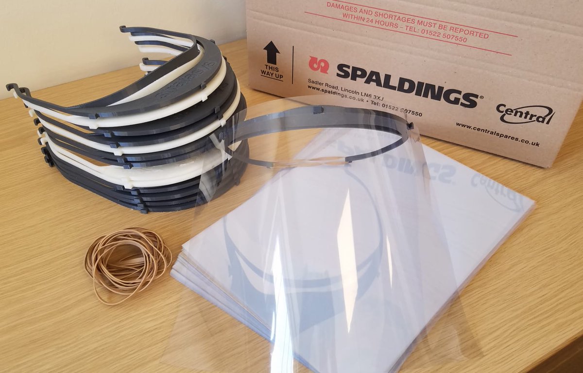 central_spares's tweet photo. We’re proud and privileged to be putting our 3D printer to good use creating visors for the @NHSuk Nightingale Birmingham &amp; NHS Nightingale North West (Manchester) hospitals. 

#NHS #ThankYouNHS #NHSHeroes #NHSNightingale #COVID19 #PPE #ClapForOurCarers #StaySafe #ProtectOurNHS https://t.co/2ovX8r9qyG