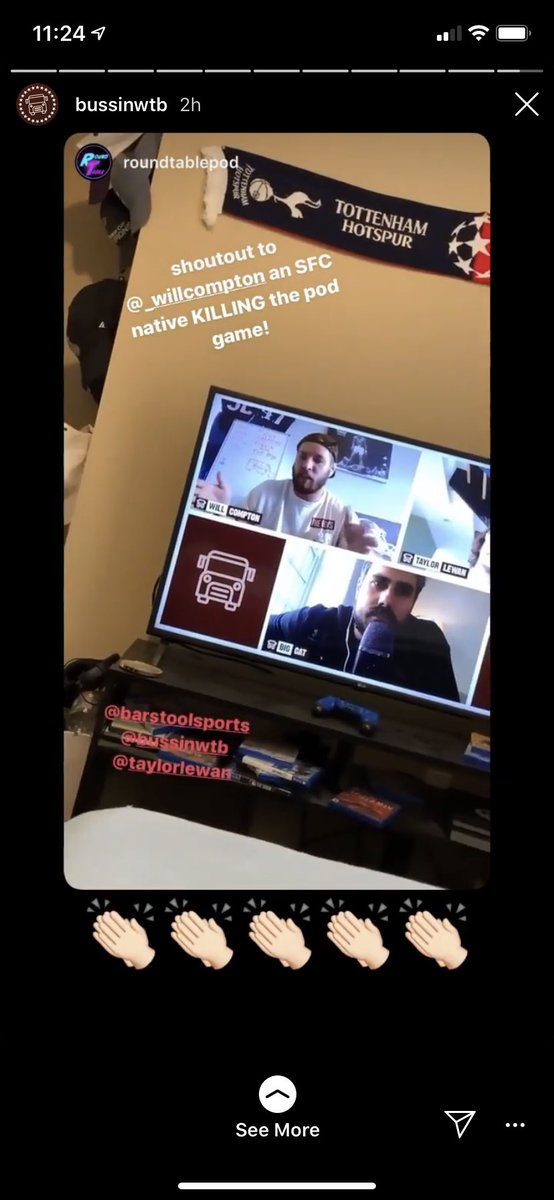 RoundtabIePod's tweet photo. shoutout to @_willcompton &amp; @BussinWTB for giving our IG story some love yesterday! SFC stand up! 🗣🎙 https://t.co/OalkwuDCwG