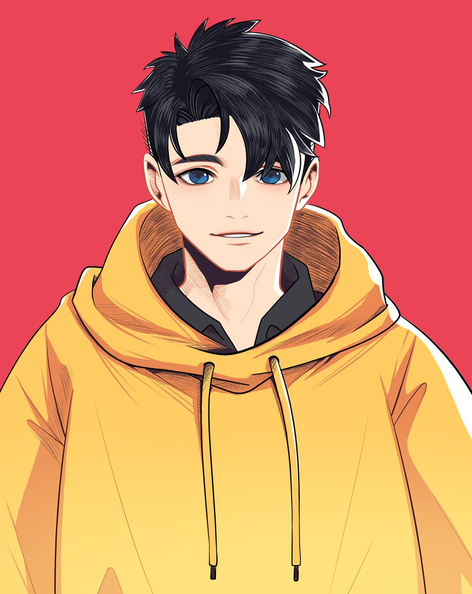 teh0cha's tweet image. Finally an update from me! Hahaha! Drew this ikemen on and off! I've been itching to draw ikemen for quite awhile!

Hope my ikemen smile cheer you guys up! Stay safe and take care everyone! &amp;gt;&amp;lt;

#ikemen #smileyboi #digitalart #illustration #clipstudio #teh0cha #artofelaine