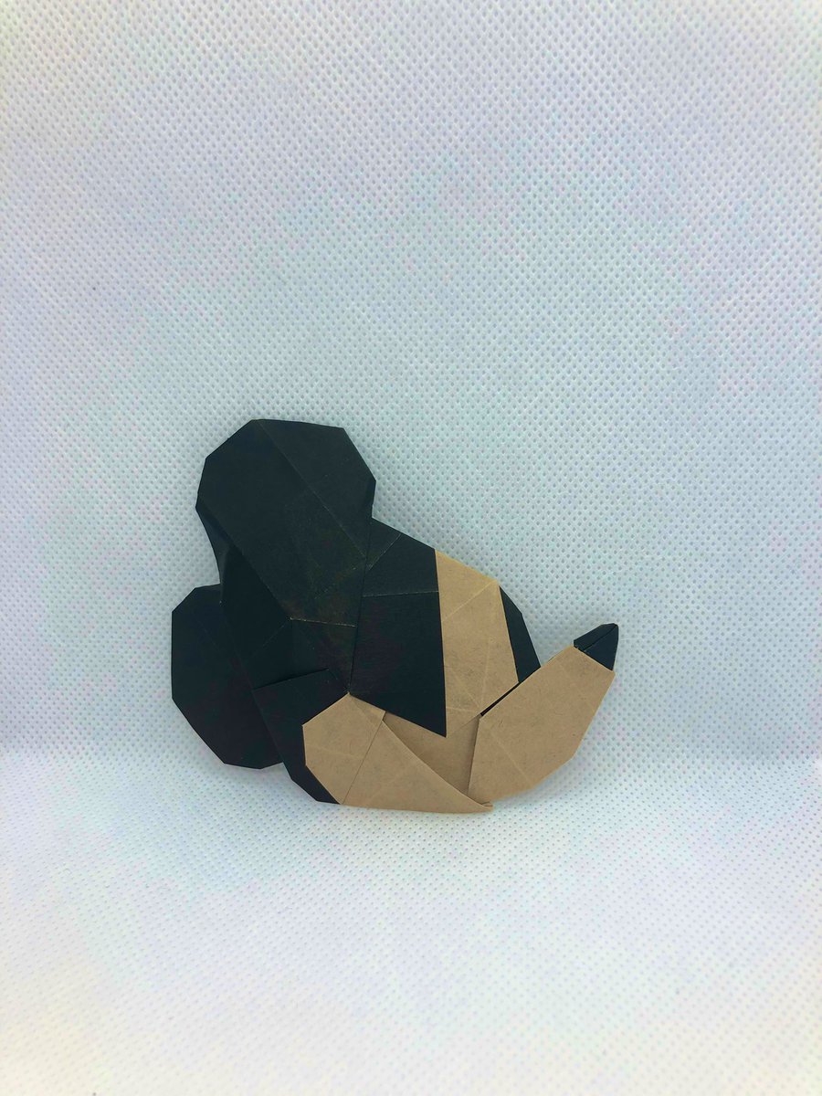 ゆーき 折り ミッキーマウスを折りました 不切正方形一枚折り T Co G3ni9zdylm Twitter