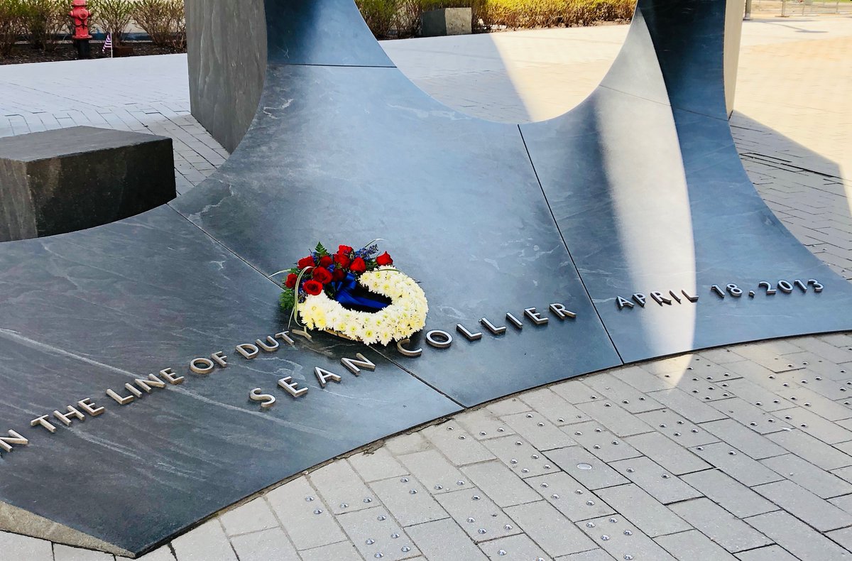 MITPolice's tweet photo. Tomorrow is 7 yrs since we lost Officer Sean Collier.Sean exemplified what we look for in an officer, friend &amp; community member.He was strong, caring &amp; always there to help.The MITPD fam extends our thoughts &amp; prayers to Sean’s family &amp; loved ones.We all aim to be Collier Strong. https://t.co/wEm5tBzANc