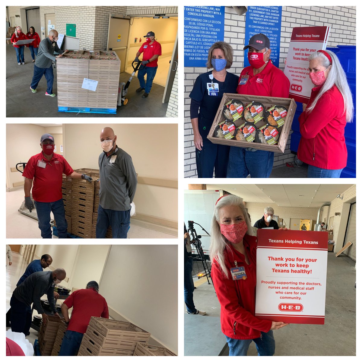 glennr333's tweet photo. Our friends at @HEB donated a pallet full of healthy, microwaveable #MealSimple lunches for our @bswhealth_Waco #Hillcrest staff today. Thank you for your generosity - we continue to be blown away by the community support #ToTheFrontline! #TexansHelpingTexans https://t.co/vxFSOABMoI