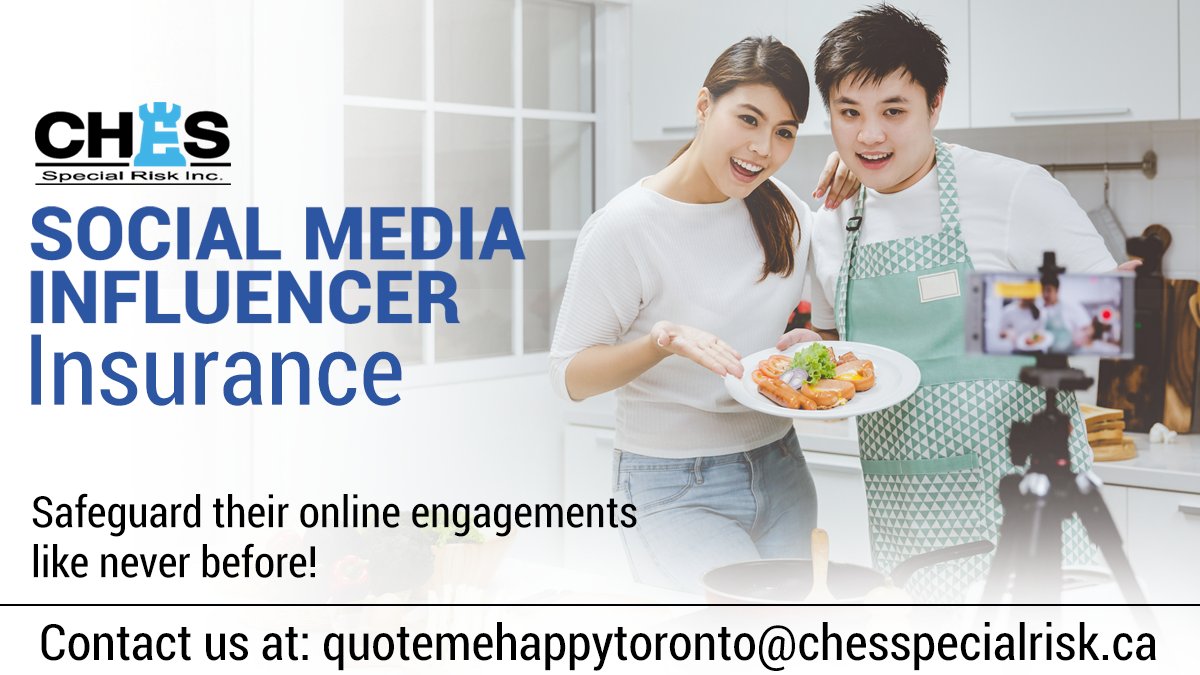 CHESSpecialRisk's tweet image. We offer contemporary #insurancecovers for your #socialmediainfluencerclients with world-wide jurisdiction.
The policy covers #Bloggers, Vloggers, #KeyInfluencers, Celebrities, Sports Personalities, Professional Sports Clubs, #PublicFigures.
Know more: bit.ly/CSR-SocialMedi…