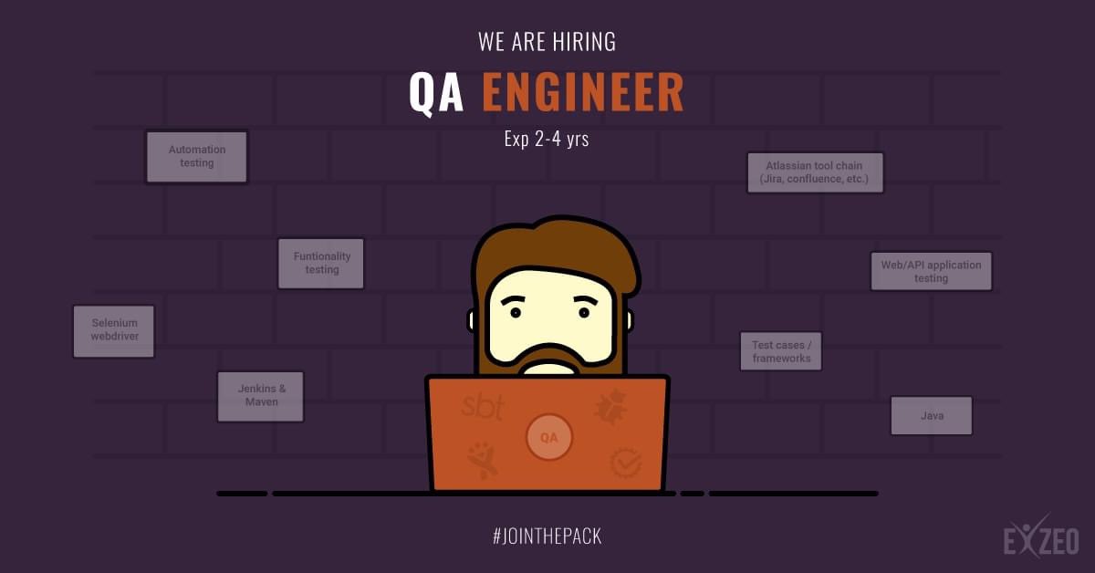 ExzeoIndia's tweet photo. We need one's who love Bugs! Weβre looking for diligent and crazy future #Exzeons to join our pack! If you are someone who fits in, then apply here: https://t.co/cWBZ99b3yB
#WeAreHiring #JoinThePack #ExzeoIndia #Exzeo https://t.co/rfwfbvMkqK