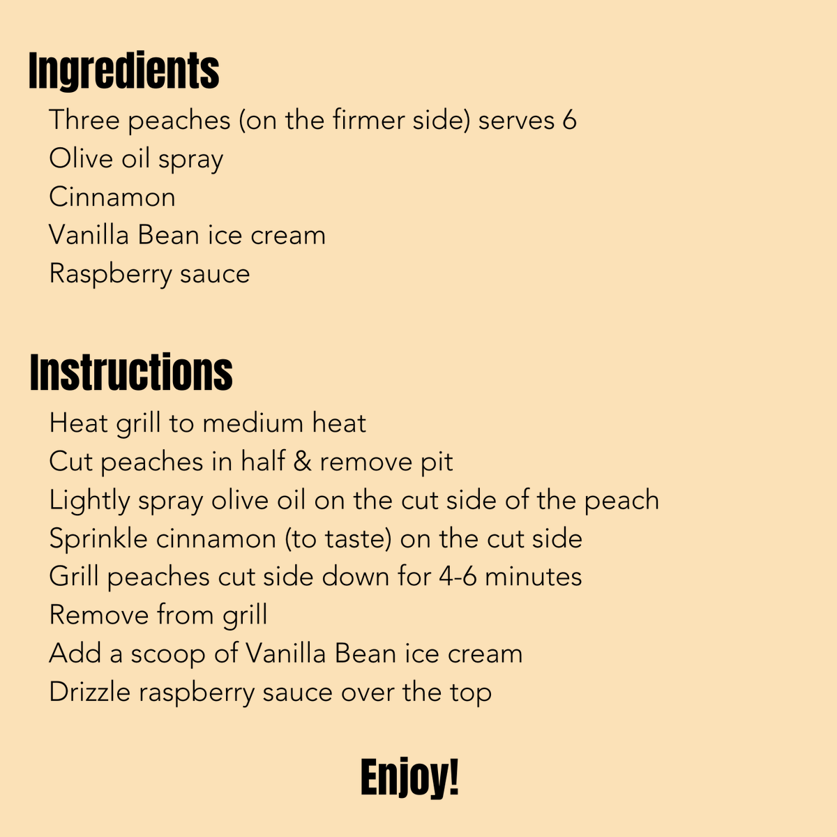 CFF_CLT's tweet photo. Weekend dessert recipe from Annie! Stay tuned for another recipe to try this evening🍑 https://t.co/Uy5WZuBYY7