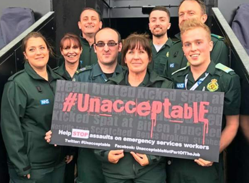 BBCGlos's tweet photo. Assaults on ambulance staff are "unacceptable" 

Read more: https://t.co/DeTSusuLJE https://t.co/p1TYOvwM1e