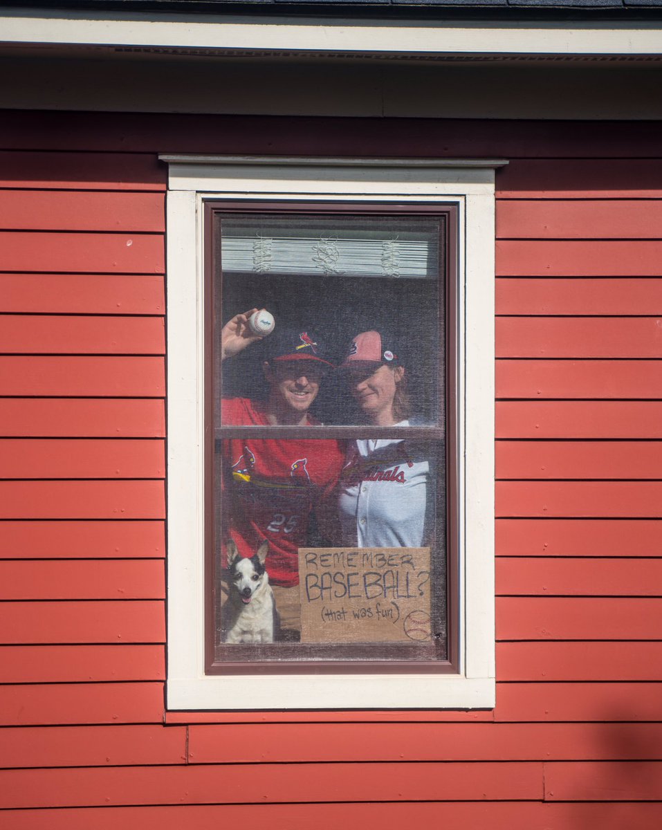 NEIGHBORS: DAY 11-On day eleven, I learned they were fans of baseball and from St. Louis. I learned the hard way, however, by having to look at that Cardinals merch in the middle of Braves country. Hahahaha