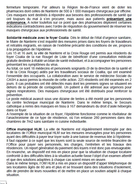VilleNanterre's tweet photo. #Communiqué
A #nanterre, 2 masques par foyer seront distribués. Les premiers, 20 000,  sont en cours de fabrication par des couturiers (-ères) nanterriens.  
Les villes du @EPT_POLD ont aussi passé une commande groupée : 600 000 masques dont 100 000 pr Nanterre. 
A lire 🔽 https://t.co/6f07xRUPai