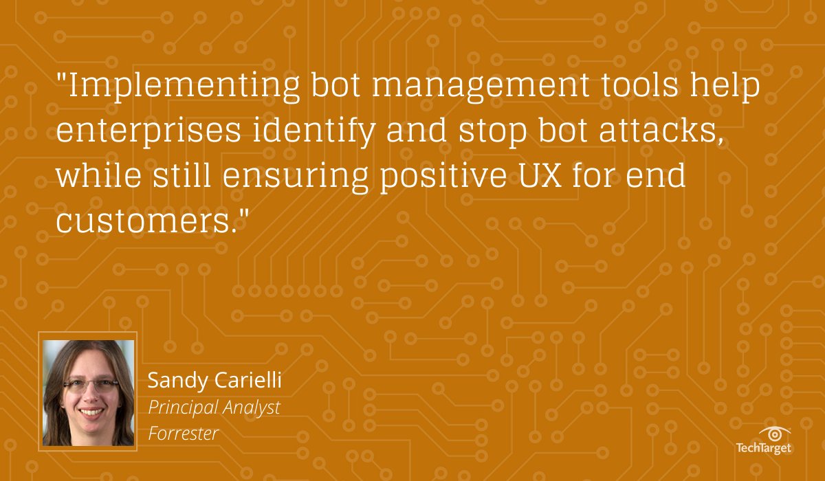TechTargetNews's tweet image. #Bot management drives #EthicalData use, curbs image scraping and web scraping by @sandycarielli of @forrester. bit.ly/2wFNEaE