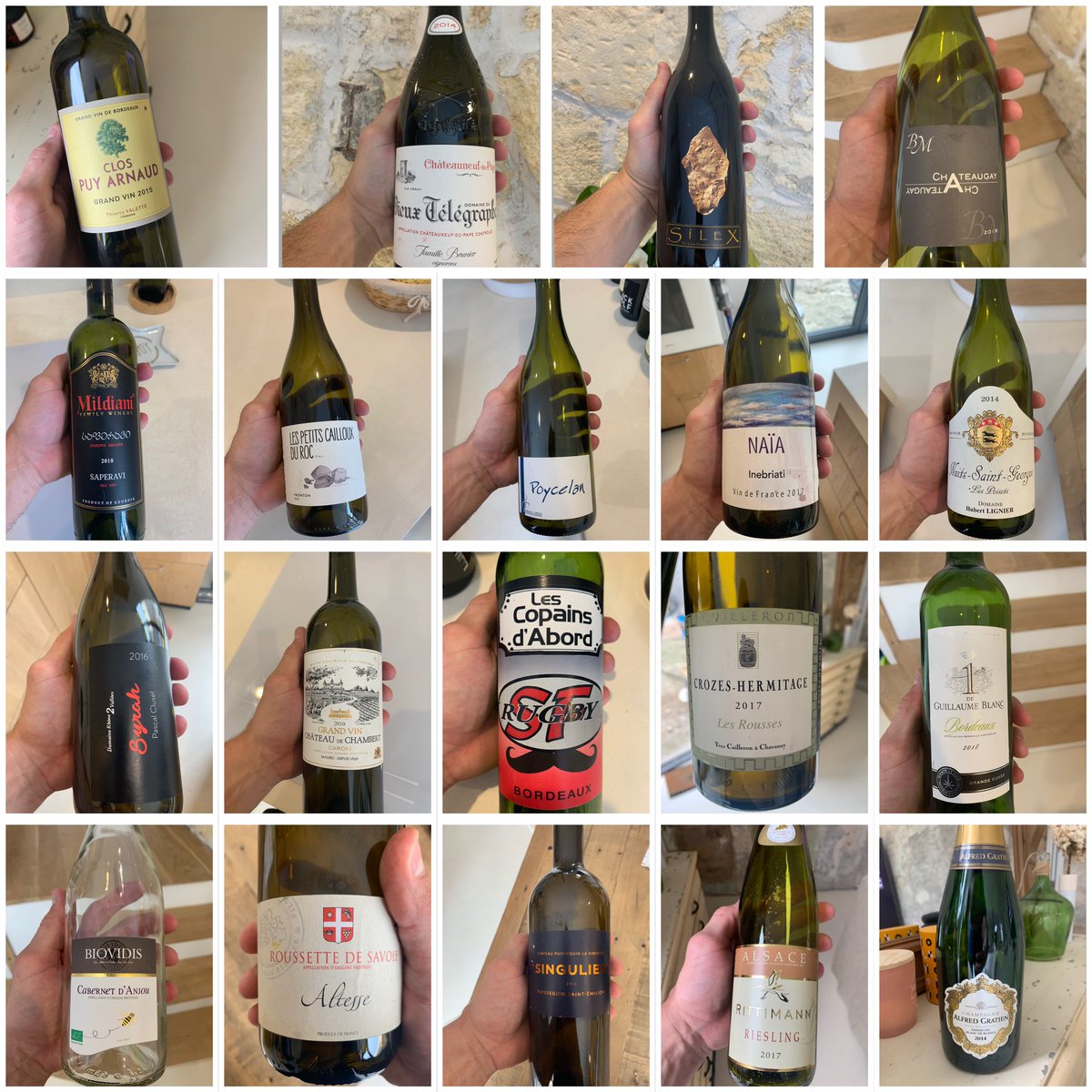Remilamerat's tweet photo. Ma manière de voyager pendant ce 1er mois de confinement... Des valeurs sûres , des amis, des découvertes, des OVNIS aussi !

Mais toujours le même plaisir de déguster et se laisser transporter #winelover https://t.co/UZZ53ll4kl