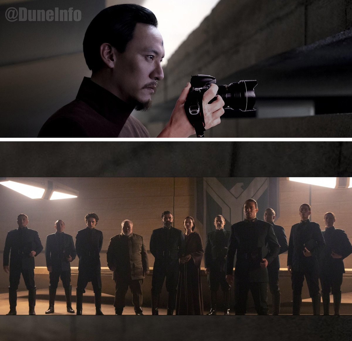 At least now we know why Yueh wasn't in the House Atreides photo.

#Dune #DuneMovie #Dune2020