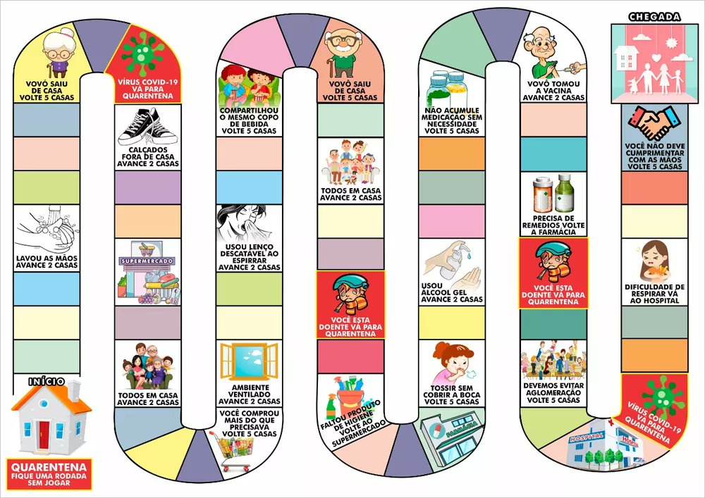 UFJF on X: Sugestões de jogos gratuitos para distanciamento sem tédio! Jogo  de tabuleiro sobre a importância da quarentena:   Demonstrações de jogos para imprimir:  7 erros para  crianças