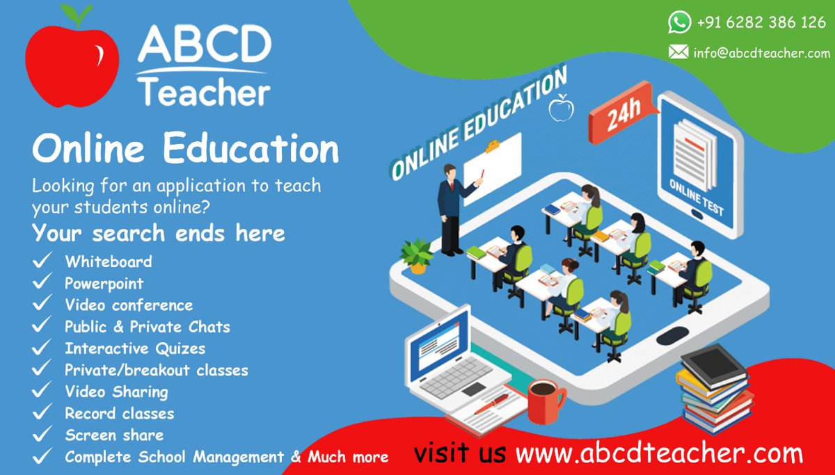 Are you searching for a School Management System or Virtual Class Room?

Please try 

abcdteacher.com

 #onlinelearning #languageonline #learninglanguagesonline #flipclass #digped #byod #mlearning #blendedlearning
#flatclass #ipad #education  #socialmediamarketing