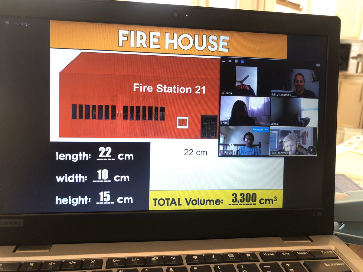 Virtual learning will not stop us from learning about Volume and completing our annual Volumeville projects! <a href="/AudreySofianos/">Audrey Sofianos</a> @APLeverette <a href="/APSK5Math/">Stephanie Reddick</a>