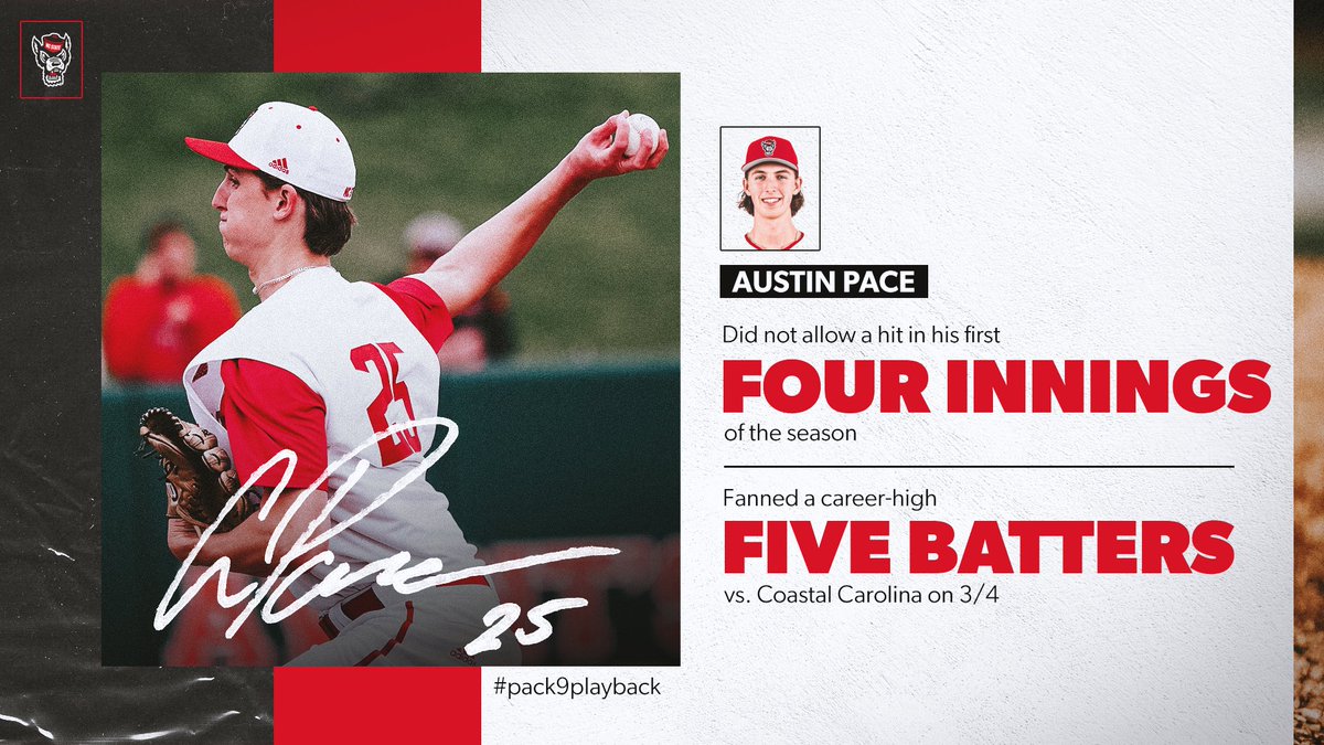 NCStateBaseball's tweet photo. .@samhighfill11, @austinpace_15 and @chris_villaman definitely didn't look like freshmen on the mound this season. 

#Pack9PlayBack https://t.co/3AubWRfOde