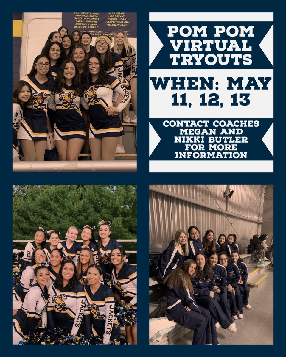 Dm us with questions! <a href="/EHavenAthletics/">East Haven AD</a> <a href="/JMMS_LauraLynn/">Laura Lynn</a> <a href="/HarkinsEHHS/">EHHS Asst. Principal</a> <a href="/EHavenAcademy/">East Haven Academy</a> 💙💛💙💛