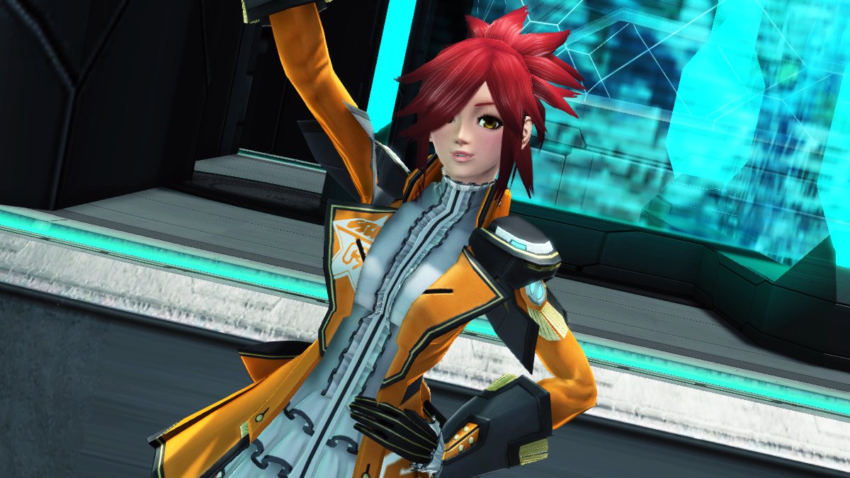 She can help you sharpen up your Braver skills! @play_pso2. tili. 