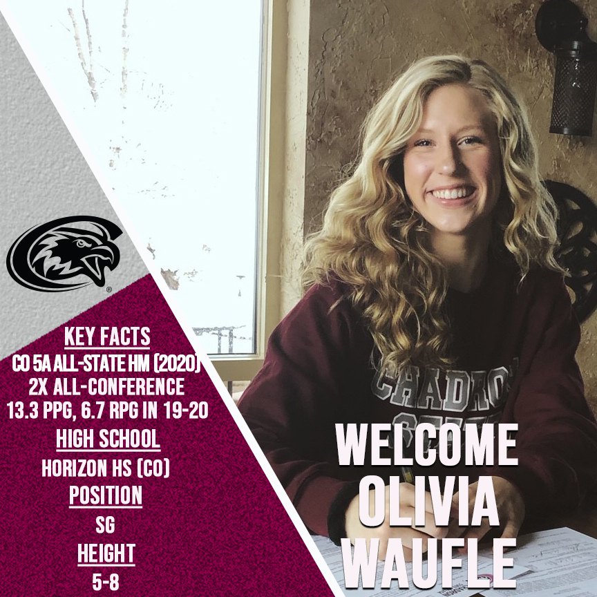 #WelcomeToTheRock Olivia Waufle!
Fr., G, 5-8
Thornton, Colo. / Horizon HS