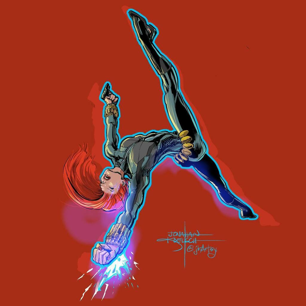 jkArts's tweet photo. More ballerina super-heroine #fanart I illustrated for my daughter.  #blackwidow #FanArtFriday 
#comicart #comicartist  #comicbookart #natasharomanoff #marvelart  #marvelstudios  #marveluniverse #blackwidowfanart #blackwidowmovie https://t.co/CzIQFLnsqY