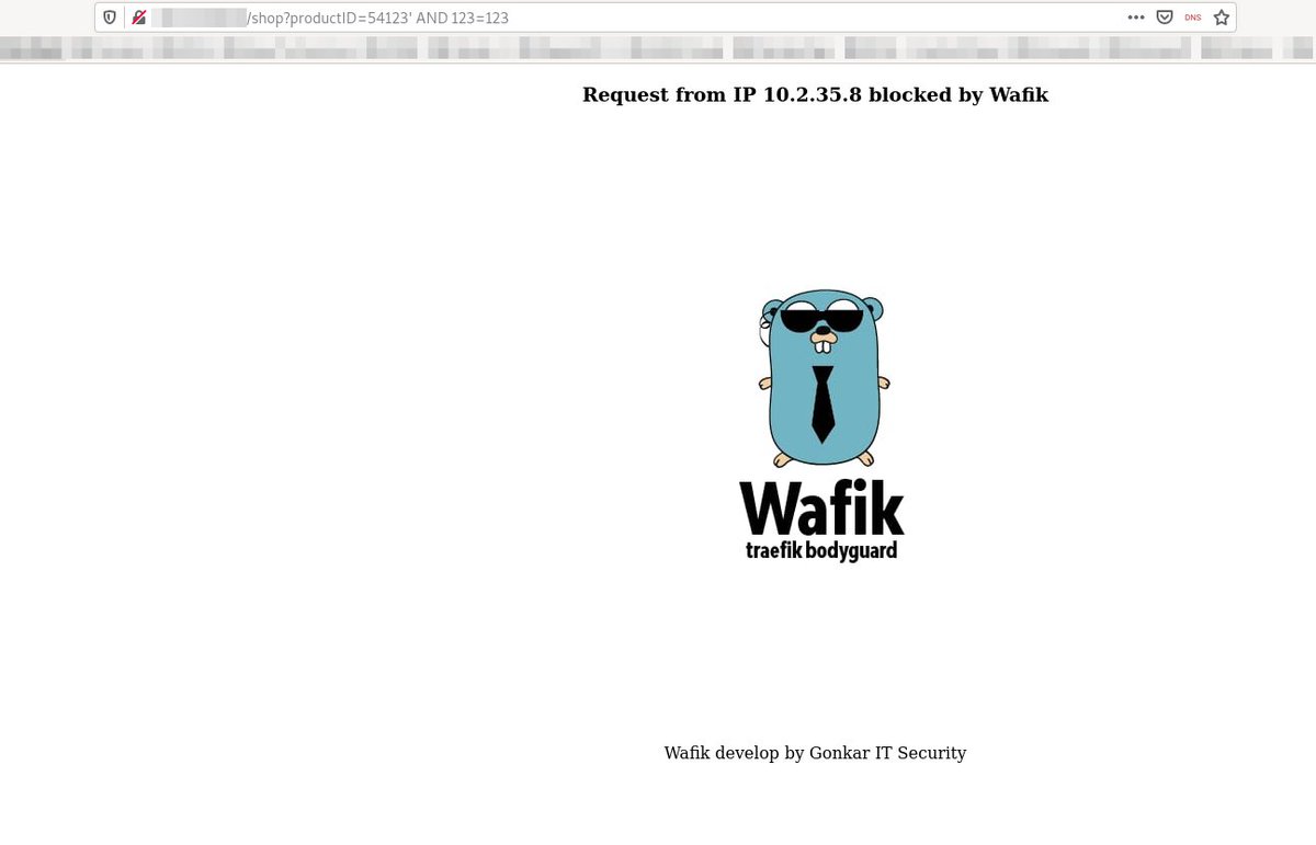 alebeta's tweet photo. at @GonkarIt we love to use @traefik @containous as load balancer for our container solutions #k8s #kubernetes #openshift and as part of our mission of providing secure solutions, we developed Wafik, a #WAF solution for #Traefik https://t.co/1pn8zM1M5o