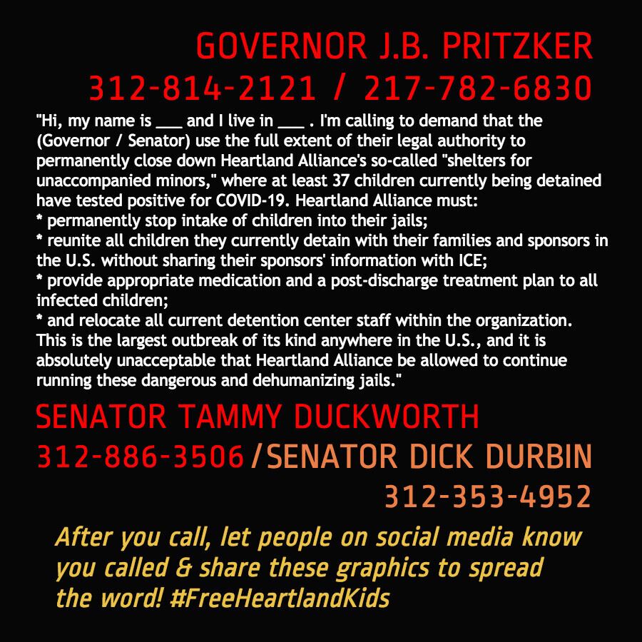 SJGourevitch's tweet photo. I'm joining the #FreeHeartlandKids Power Hour because it shouldn't take a pandemic to make you realize jailing children is NEVER okay. I call on @WillWBloom @jmtryneski @BessCohen to call and share <3 https://t.co/QYLrnlgoGH