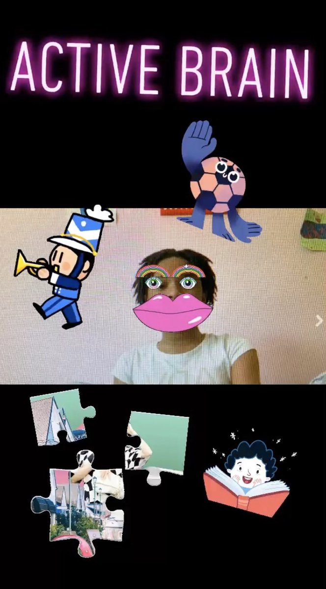 Michell35289152's tweet photo. Student tells Mrs. Flood at Greenways activities you can do at home to keep your brain active! #CISDRocks https://t.co/QLfDkKPz4V