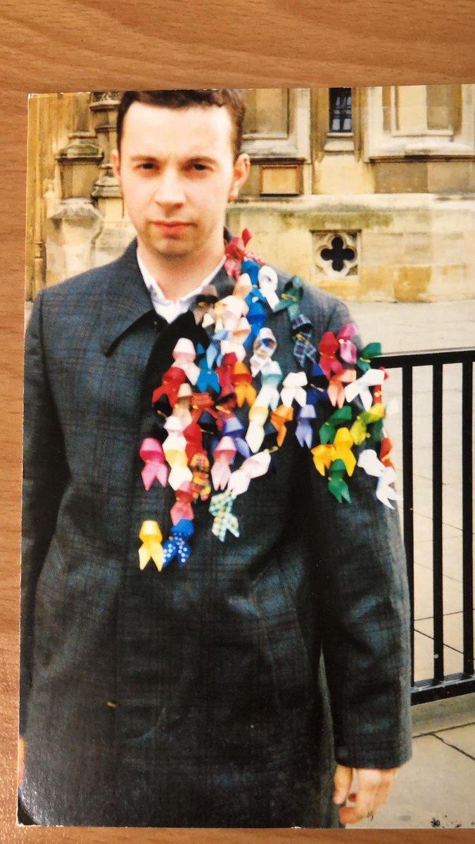 NeaveShackleton's tweet photo. 25 years ago... weirdly protesting... well #showingmysupport #meattwenty https://t.co/uyY1kV3rR8