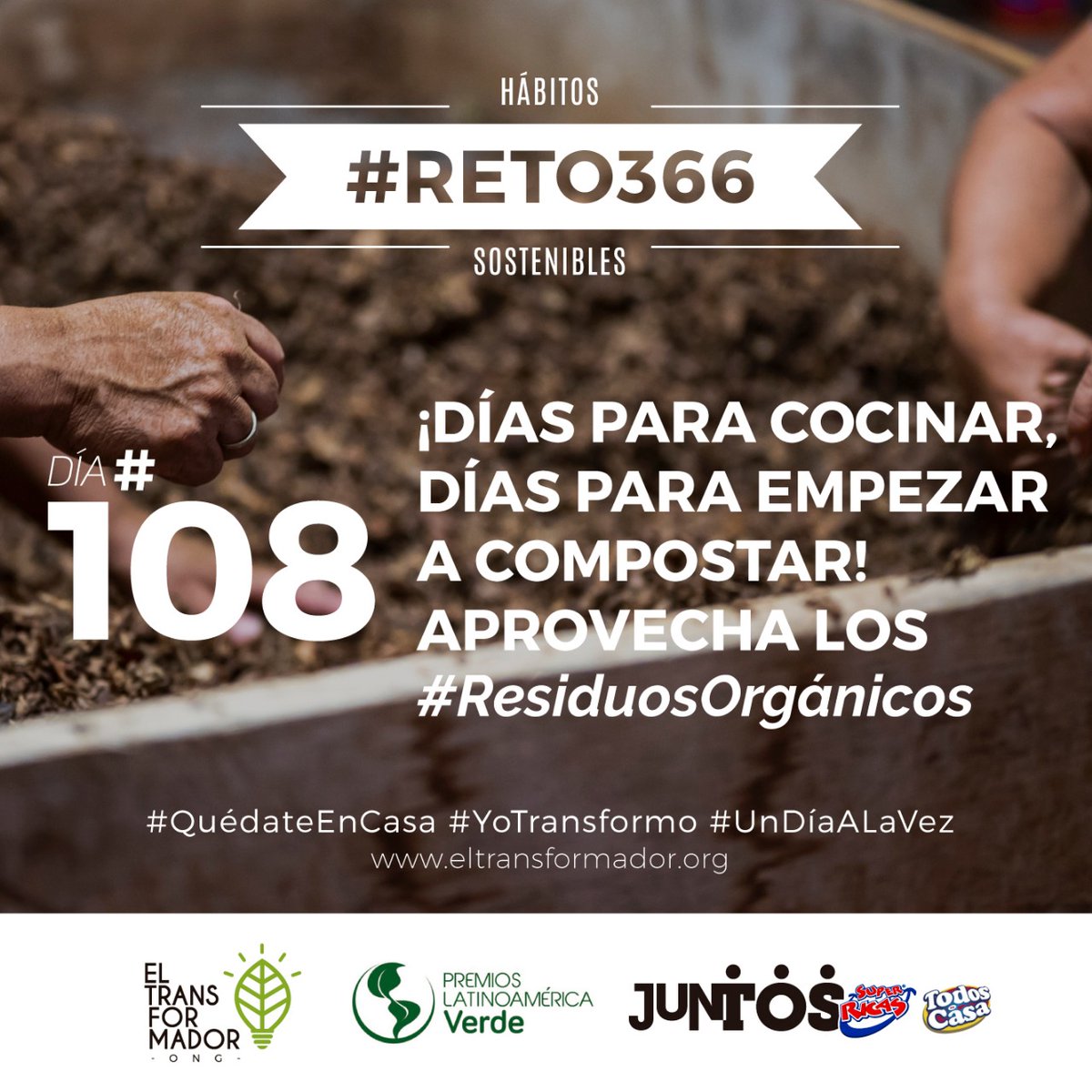 WILLMakeIt2030's tweet photo. #Reto366
#Día108
En estos días, aprovechemos para utilizar nuestros residuos de la mejor manera. https://t.co/cq2n1NL4AJ