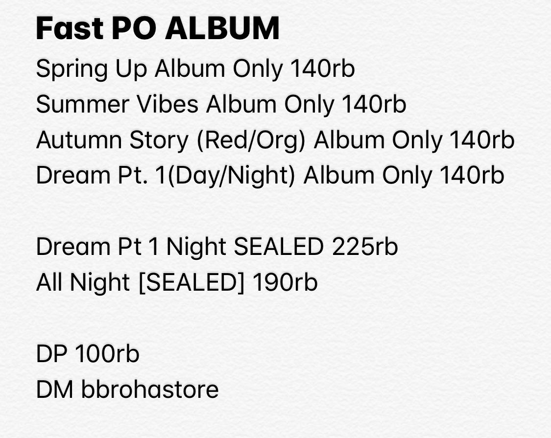 bbrohastore's tweet photo. [Help #RT]
WTS PO KOREA

Album Astro Spring Up ~ All Night 

Pelunasan di shopee

DM to Order~ https://t.co/wkOdqctSwT