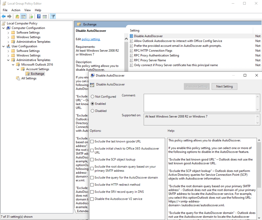 acbrownit's tweet photo. Learn how to control Autodiscover with Group Policy or Registry tweaks. #microsoft #exchangeserver #it #autodiscover https://t.co/tuknZtBT27 https://t.co/iAPgSAkWO8